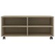 Sonoma színű forgácslap tv-szekrény görgőkkel 90 x 35 x 35 cm Sonoma színű forgácslap tv-szekrény görgőkkel 90 x 35 x 35 cm