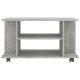 Betonszürke forgácslap tv-szekrény görgőkkel 80 x 40 x 40 cm Betonszürke forgácslap tv-szekrény görgőkkel 80 x 40 x 40 cm