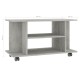 Betonszürke forgácslap tv-szekrény görgőkkel 80 x 40 x 40 cm Betonszürke forgácslap tv-szekrény görgőkkel 80 x 40 x 40 cm