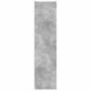 Betonszürke szerelt fa ruhásszekrény 100 x 50 x 200 cm