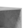Betonszürke szerelt fa ruhásszekrény 100 x 50 x 200 cm