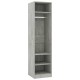 Betonszürke forgácslap ruhásszekrény 50 x 50 x 200 cm Betonszürke forgácslap ruhásszekrény 50 x 50 x 200 cm