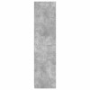 Betonszürke szerelt fa ruhásszekrény 50 x 50 x 200 cm