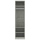 Betonszürke forgácslap ruhásszekrény 50 x 50 x 200 cm Betonszürke forgácslap ruhásszekrény 50 x 50 x 200 cm