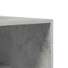 Betonszürke szerelt fa ruhásszekrény 50 x 50 x 200 cm