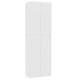 Fehér forgácslap irodai szekrény 60 x 32 x 190 cm