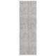 Betonszürke forgácslap irodai szekrény 60 x 32 x 190 cm