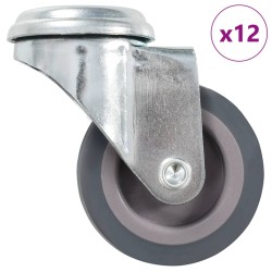 12 db hátfuratos önbeálló görgő 50 mm