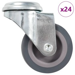 24 db hátfuratos önbeálló görgő 50 mm