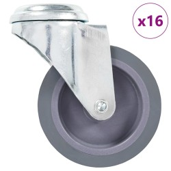 16 db hátfuratos önbeálló görgő 75 mm