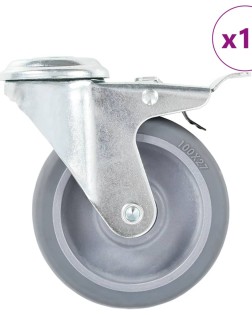 16 db hátfuratos önbeálló görgő 100 mm