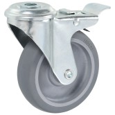 16 db hátfuratos önbeálló görgő 100 mm