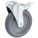 24 db hátfuratos önbeálló görgő 125 mm