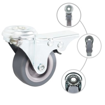 24 db hátfuratos önbeálló görgő 50 mm