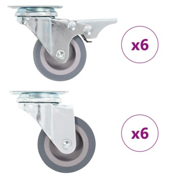 12 darab önbeálló görgő 50 mm