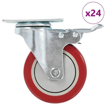 24 db önbeálló görgő 100 mm