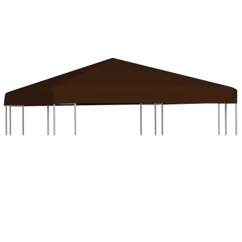 Barna pavilon tetőponyva 310 g/m², 3 x 3 m