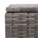 Szürke polyrattan kerti tárolóláda 120 x 50 x 60 cm Szürke polyrattan kerti tárolóláda 120 x 50 x 60 cm