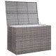 Szürke polyrattan kerti tárolóláda 150 x 100 x 100 cm Szürke polyrattan kerti tárolóláda 150 x 100 x 100 cm