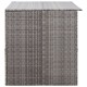 Szürke polyrattan kerti tárolóláda 150 x 100 x 100 cm Szürke polyrattan kerti tárolóláda 150 x 100 x 100 cm
