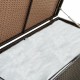 Barna kerti polyrattan tárolóláda 100 x 50 x 50 cm Barna kerti polyrattan tárolóláda 100 x 50 x 50 cm