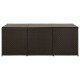 Barna kerti polyrattan tárolóláda 180 x 90 x 75 cm Barna kerti polyrattan tárolóláda 180 x 90 x 75 cm