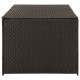 Barna kerti polyrattan tárolóláda 180 x 90 x 75 cm Barna kerti polyrattan tárolóláda 180 x 90 x 75 cm