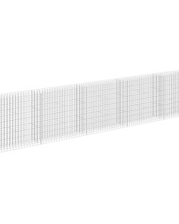 Horganyzott acél gabion magaságyás 450 x 30 x 90 cm