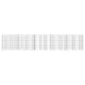 Horganyzott acél gabion magaságyás 450 x 30 x 90 cm