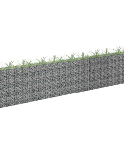 Horganyzott acél gabion magaságyás 450 x 30 x 90 cm