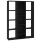 Fekete forgácslap térelválasztó/könyvszekrény 100 x 24 x 140 cm Fekete forgácslap térelválasztó/könyvszekrény 100 x 24 x 140 cm