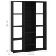 Fekete forgácslap térelválasztó/könyvszekrény 100 x 24 x 140 cm Fekete forgácslap térelválasztó/könyvszekrény 100 x 24 x 140 cm