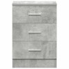 2 db betonszürke szerelt fa éjjeliszekrény 38 x 35 x 56 cm