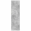 Betonszürke szerelt fa ruhásszekrény 80 x 52 x 180 cm