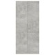 Betonszürke forgácslap ruhásszekrény 80 x 52 x 180 cm