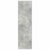 Betonszürke szerelt fa ruhásszekrény 80 x 52 x 180 cm