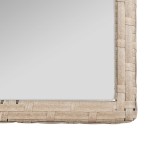 4 részes bézs kerti polyrattan bútorszett párnákkal