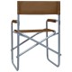 2 db barna acél rendezői szék