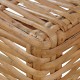 Természetes színű rattan karfa nélküli fotel párnával Természetes színű rattan karfa nélküli fotel párnával