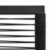 2 db fekete pvc rattan kerti szék