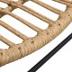 Világosbarna polyrattan kerti szék