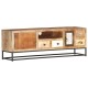 Tömör újrahasznosított fa tv-szekrény 120 x 30 x 40 cm