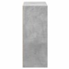 2 szintes betonszürke forgácslap könyvszekrény 60x30x76,5 cm