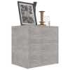 2 db betonszürke szerelt fa éjjeliszekrény 40 x 30 x 40 cm