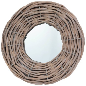 3 db fonott vesszőkeretes tükör 15 cm