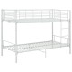 Fehér fém emeletes ágy 90 x 200 cm Fehér fém emeletes ágy 90 x 200 cm