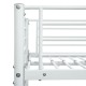 Fehér fém emeletes ágy 90 x 200 cm Fehér fém emeletes ágy 90 x 200 cm