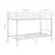 Fehér fém emeletes ágy 90 x 200 cm Fehér fém emeletes ágy 90 x 200 cm