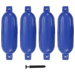 4 darab kék pvc hajóütköző 58,5 x 16,5 cm