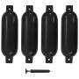 4 darab fekete pvc csónak lökhárító 51 x 14 cm
